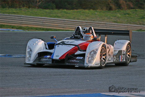 WR Salini/Zytek LMP2 blev kørt af Philippe Salini.
(Foto: www.FullFrameSports.net)